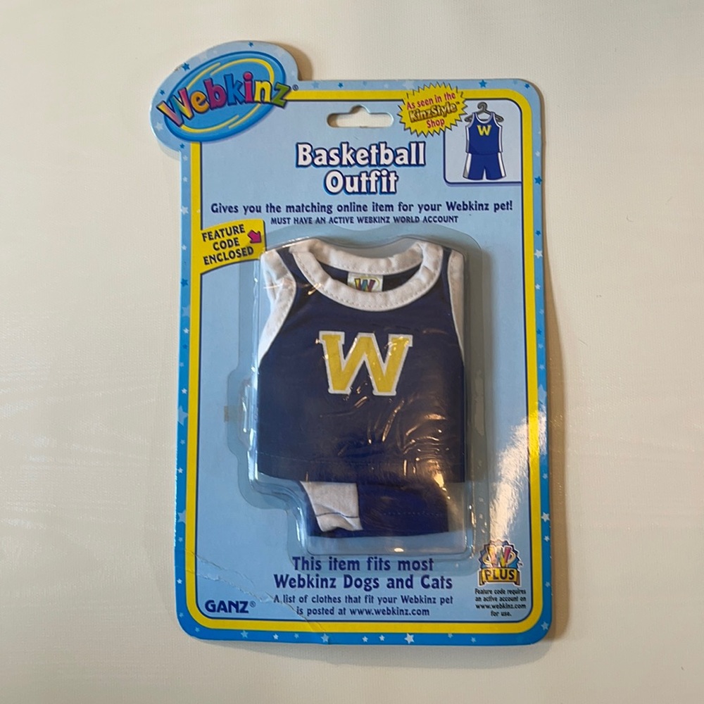 Webkinz Basketball Outfit with Online Code